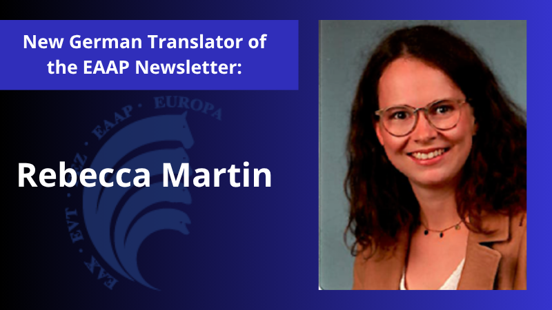 New German Translator of the EAAP Newsletter